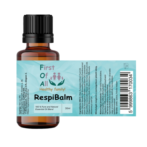 SelfVital RespiBalm légzéskönnyítő illóolaj keverék extraszűz olívaolajban 30ml kiteritett uj