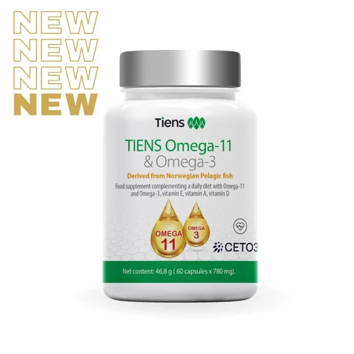 TIENS Omega 11 és Omega 3 kapszula E A és D vitaminokkal CETO3 formulával 60db