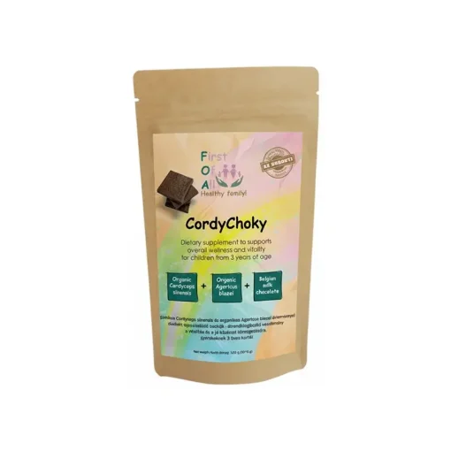 FOA CordyChoky Tejcsokoládé organikus Cordyceps sinensis és Agaricus blazei porral 30 Darab