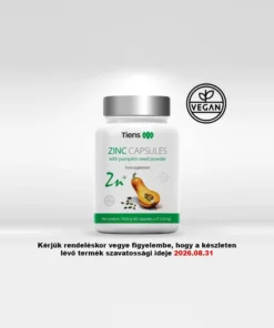 Tiens Cink kapszula 60db kozeli lejarat